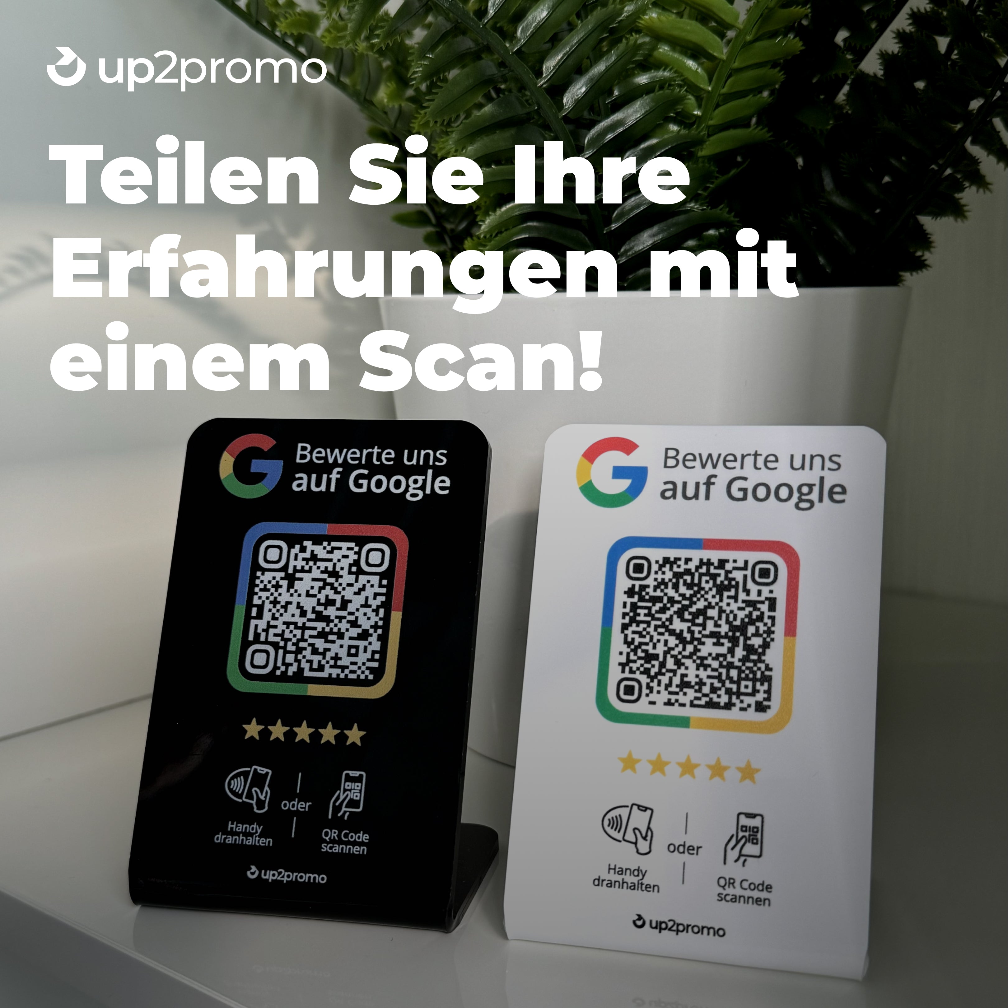 Google Review Stand with NFC & QR